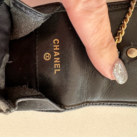 AUTH Chanel Multi-Use Pouch Card Case Key Chain - Picture 6 of 6